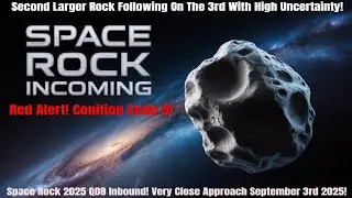Space Rock 2025 QD8 Inbound! Very Close Approach September 3rd 2025!