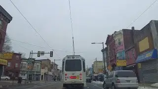 {Street of Philadelphia}. Lancaster Avenue, Trolley Routes, Feb 14 2021