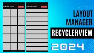 Dynamically Change layout file and layout Manager Recyclerview Android Fast Learner