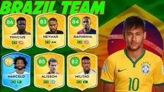 I Built & Maxed Brazil Team in Dream League Soccer 2025 | DLS 25 Ultimate Squad