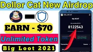 Dollar Cat Mining App | Unlimited Free Cat Token Earning | New Airdrop Instant Withdraw