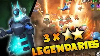 3 x ⭐⭐ LEGENDARY UNITS - Ultimate Mage Build (Walkthrough) | Auto Chess Mobile