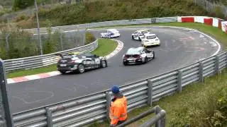 Crash BMW Z4   Wehrseifen N&uuml;rburgring Nordschleife   VLN 09 2013   12 10 2013