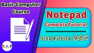 Notepad in windows | Notepad in Computer | Notepad kya hota hail Notepad Class-1