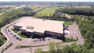 Aerial video of W160S6609 COMMERCE DRIVE, Muskego, WI 53150