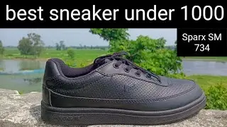 Sparx SM 734 sneaker review | Sparx black sneaker review