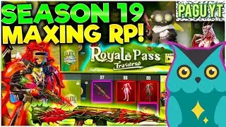 #PUBGMOBILE #PaguYT #RoyalePass MAXING THE S19 ROYALE PASS LIVE | PUBG MOBILE