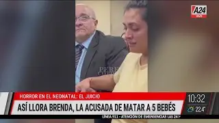 🔴 JUICIO POR LA MUERTE DE BEBÉS EN EL NEONATAL DE CÓRDOBA: ASÍ LLORA BRENDA AGUERO