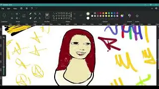 Microsoft Paint OG (2025 version) - Skectching and brush testing