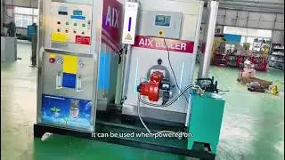 Integrated skid-mounted oil/gas modular steam boiler.