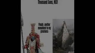 the virgin Thousand Sons vs the CHAD Space Wolves | Warhammer 40k meme dub #spacemarines