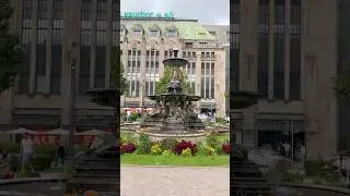 D&uuml;sseldorf - Corneliusplatz 🇩🇪 4K