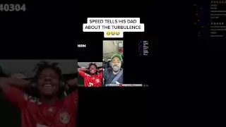 Speed tells his dad about the turbulence #shorts #ishowspeed #ishowspeedshorts