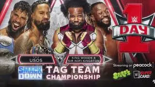 WWE Day 1 Match Card 2022