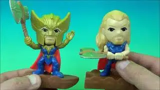2022 THOR LOVE AND THUNDER SET of 10 MCDONALD'S HAPPY MEAL MOVIE COLLECTIBLES VIDEO REVIEW
