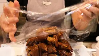 Crazy cost performance! $7.8 pig trotters lined up even at high prices ｜ Korean jokbal, pig feet