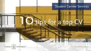 Student Career Services - 10 CV tips