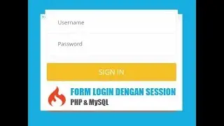 DEMO Tutorial Membuat Form Login dengan Codeigniter dan MySQL