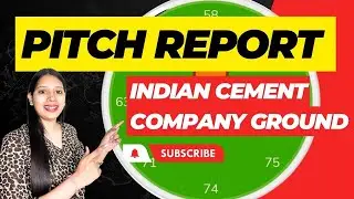 🏏 Pitch Report: Indian Cement Company Ground Pitch Report, Tirunelveli Tamil Nadu Pitch Report