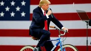 donaal trumpet #ai #strangerthings #donaldtrump #skiing #kids #scary #laugh #bear #trending #horror