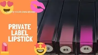 How to start a cosmetics Line? Check Private Label Lipstick NOW!!! (8 Colors)