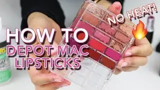 HOW TO DEPOT MAC LIPSTICKS! QUICK, EASY, NO HEAT!