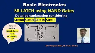 SR-Latch Using NAND gates.