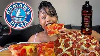 Мукбанг с пиццей от Hot Honey Roman's | Тест на остроту и сладость 🍯🍕
