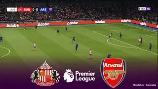 SUNDERLAND vs ARSENAL Live | Premier League 2025 | 08 November 2025 | Simulation PES 2021 Gameplay