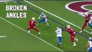 NFL Quarterbacks Breaking Ankles
