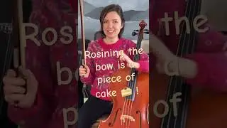 Cello rosin for beginners. #cellotutorial #celloshorts #celloteacher #celloteacher