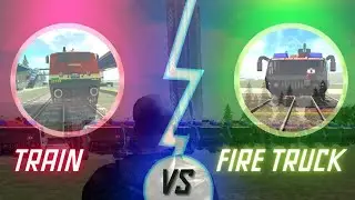 The Shocking Truth: Train Vs FireTruck || 25 Crore Ka Nuksan || #indianbikedriving3d