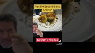 Pan fry, zucchini, and squash
