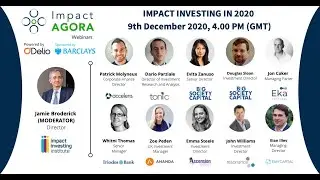 Impact investing in 2020 - Impact Agora showcase