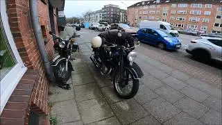 Uwe mit Triumph von 1939