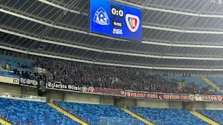 Piast Gliwice na Stadionie Śląskich podczas meczu z Ruchem Chorzów (01.03.2024 r.)
