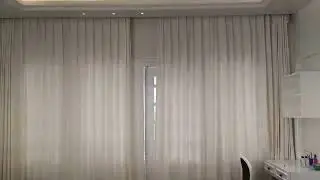 [REMOTE- WI-FI CONTROL] CURTAIN SMART HOME 🏠 #smarthome #trending #viral #yt #technology #alex 