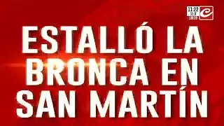 Estalló la bronca en San Martín: vecinos  protestan frente a la municipalidad