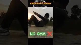 ​Get 6 Pack Abs in 5 EXERCISE 🔥( No Gym, No Equipment) #shorts #homeworkout #ytshorts