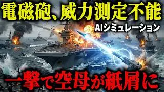 【閲覧注意】もしも中国が日本を舐めて攻撃したら…日本の極秘兵器「レールガン」がヤバすぎて艦隊が消滅ｗ【AIシミュレーション】
