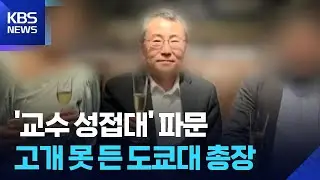 도쿄대 의대 교수 성접대로 일본 열도 충격…병원장·총장 ‘사죄’ / KBS  2026.01.29.