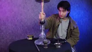 DFESKAH SHISHA Anleitung zum Betrieb einer Wasserpfeife aus Holz
