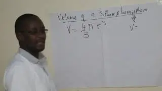 Volume of a sphere