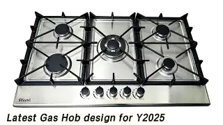 Smarki | 2025 new gas stove | 5 burner Gas Hob | Stainless Steel Gas Cooktop |