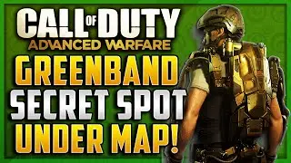 Advanced Warfare Glitches - Secret Spot Under The Map on Greenband! 