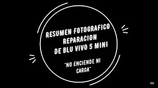 Reparaci&oacute;n de Blu Vivo 5 Mini (no enciende ni carga) Resumen fotogr&aacute;fico