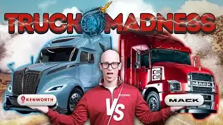 MACK ANTHEM против KENWORTH T680 | БЕЗУМИЕ ГРУЗОВИКОВ