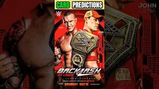 WWE Backlash 2025 Full Match Card Revealed! 😱🔥 #wwe #predictions #shorts