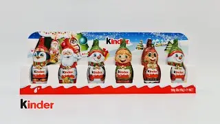 NEW Kinder Surprise figurines for Christmas 2022 ☃️🎅🐧🐿️