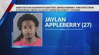 Man arrested for Peoria aggravated battery, hate crime